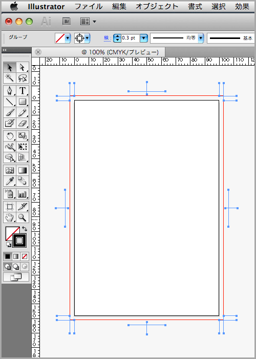 Illustrator Cs5 の新規ドキュメント設定 トンボ ラスタライズ効果など について Illustrator 印刷データ作成ガイド 相談できる印刷通販トクプレ